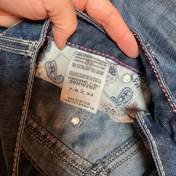 Wrangler women’s boot cut jeans size 7/8 x 34 length - Picture 7 of 7